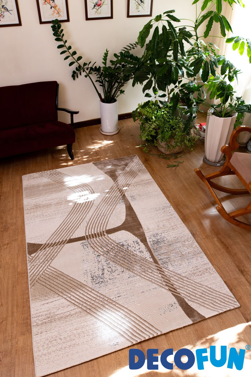 فرش ماشینی دکوفان مدل Nora 8210