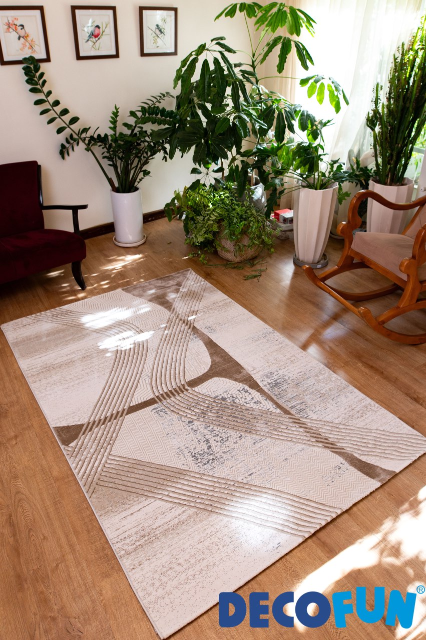 فرش ماشینی دکوفان مدل Nora 8210