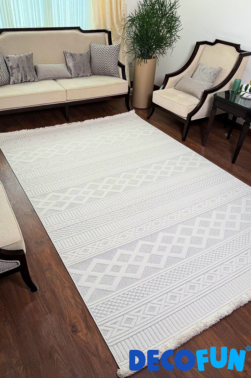 فرش ماشینی دکوفان مدل Pin C3317