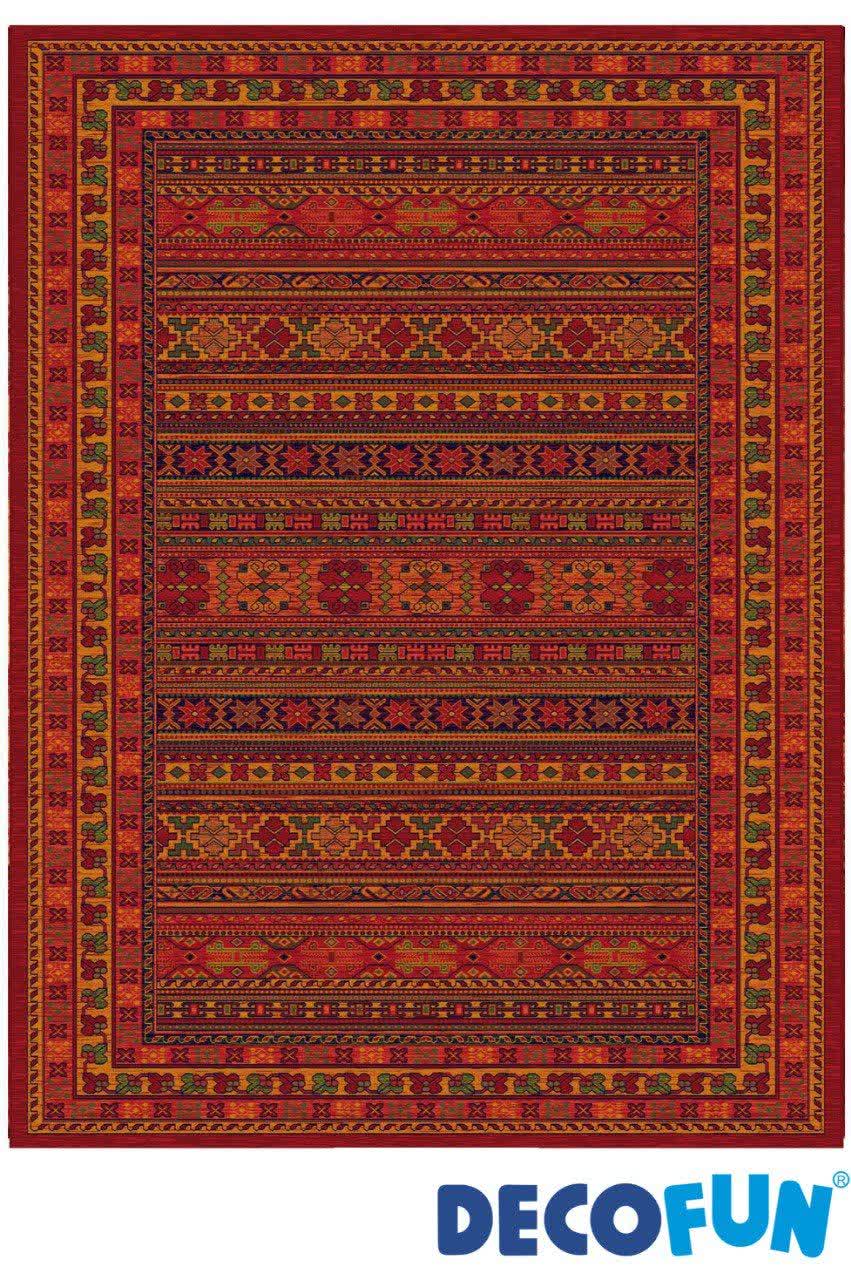 فرش ماشینی دکوفان مدل هرمس 6021 لاکی