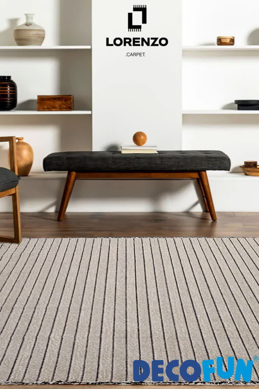 فرش ماشینی دکوفان مدل لورنزو 2418