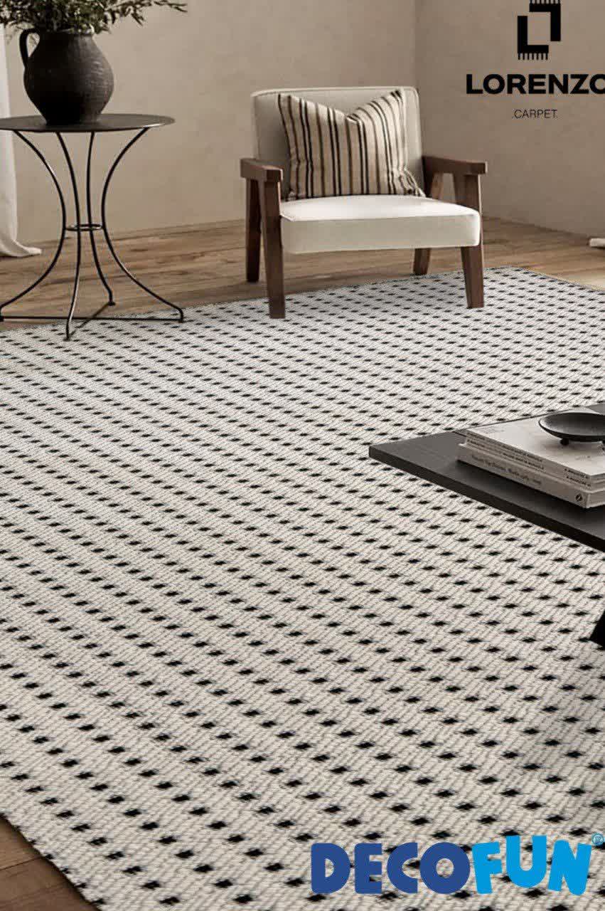 فرش ماشینی دکوفان مدل لورنزو 2426