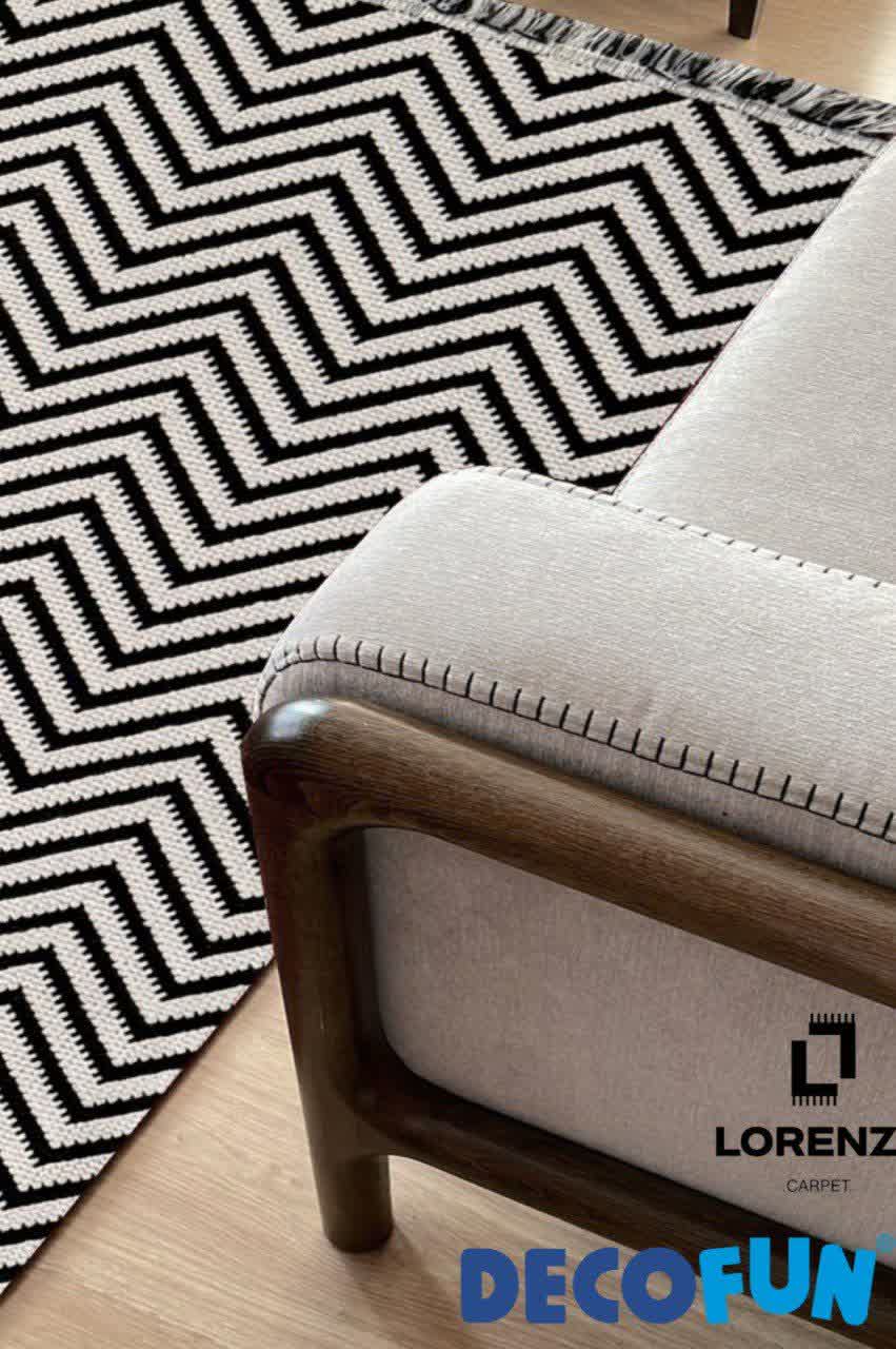 فرش ماشینی دکوفان مدل لورنزو 2427