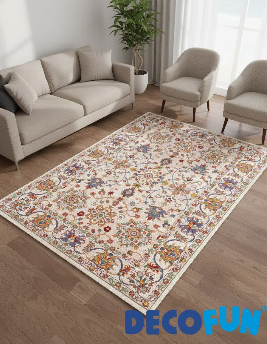 فرش ماشینی دکوفان مدل هانا 1518