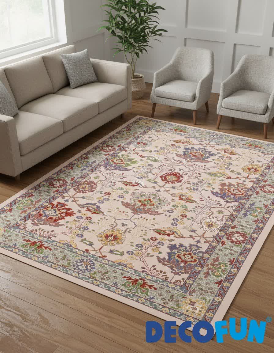 فرش ماشینی دکوفان مدل هانا 1519