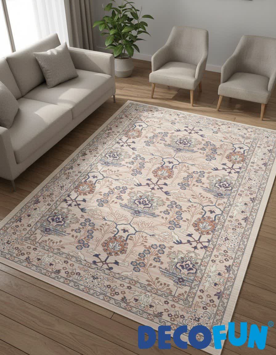 فرش ماشینی دکوفان مدل هانا 1522