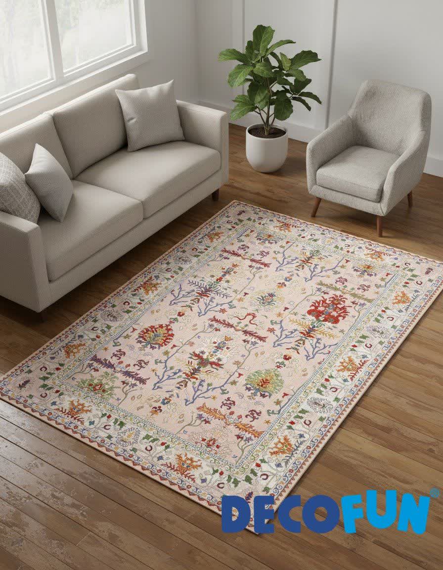 فرش ماشینی دکوفان مدل هانا 1523