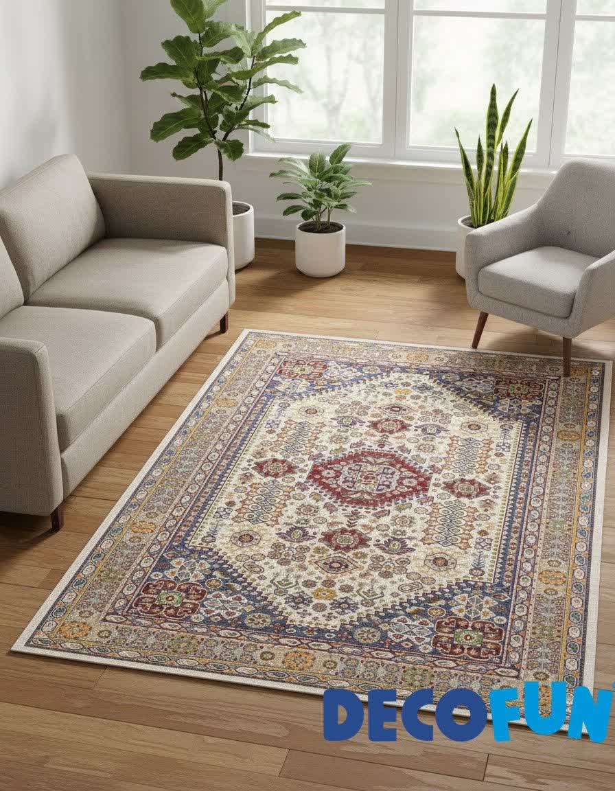 فرش ماشینی دکوفان مدل هانا 1525