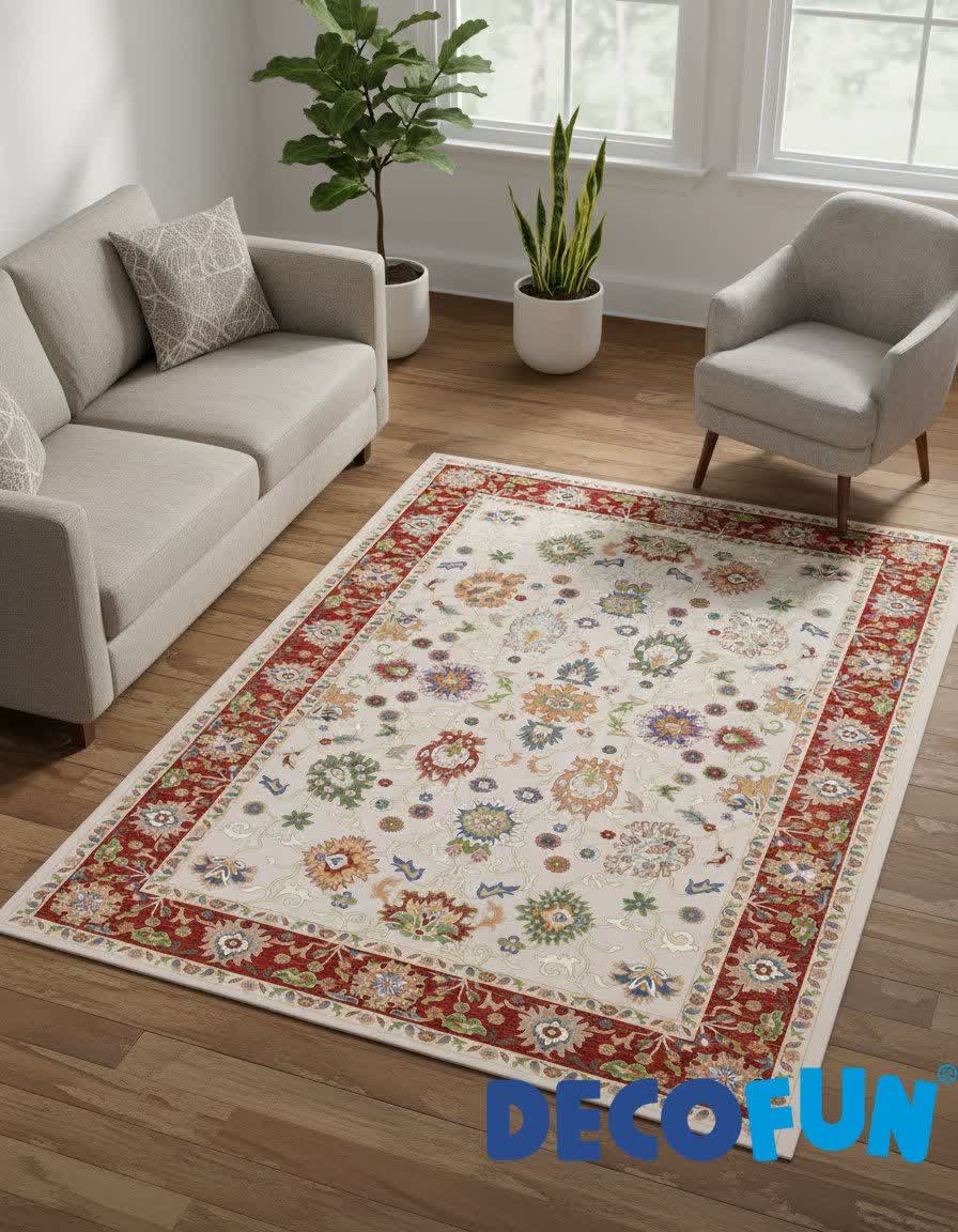 فرش ماشینی دکوفان مدل هانا 1532