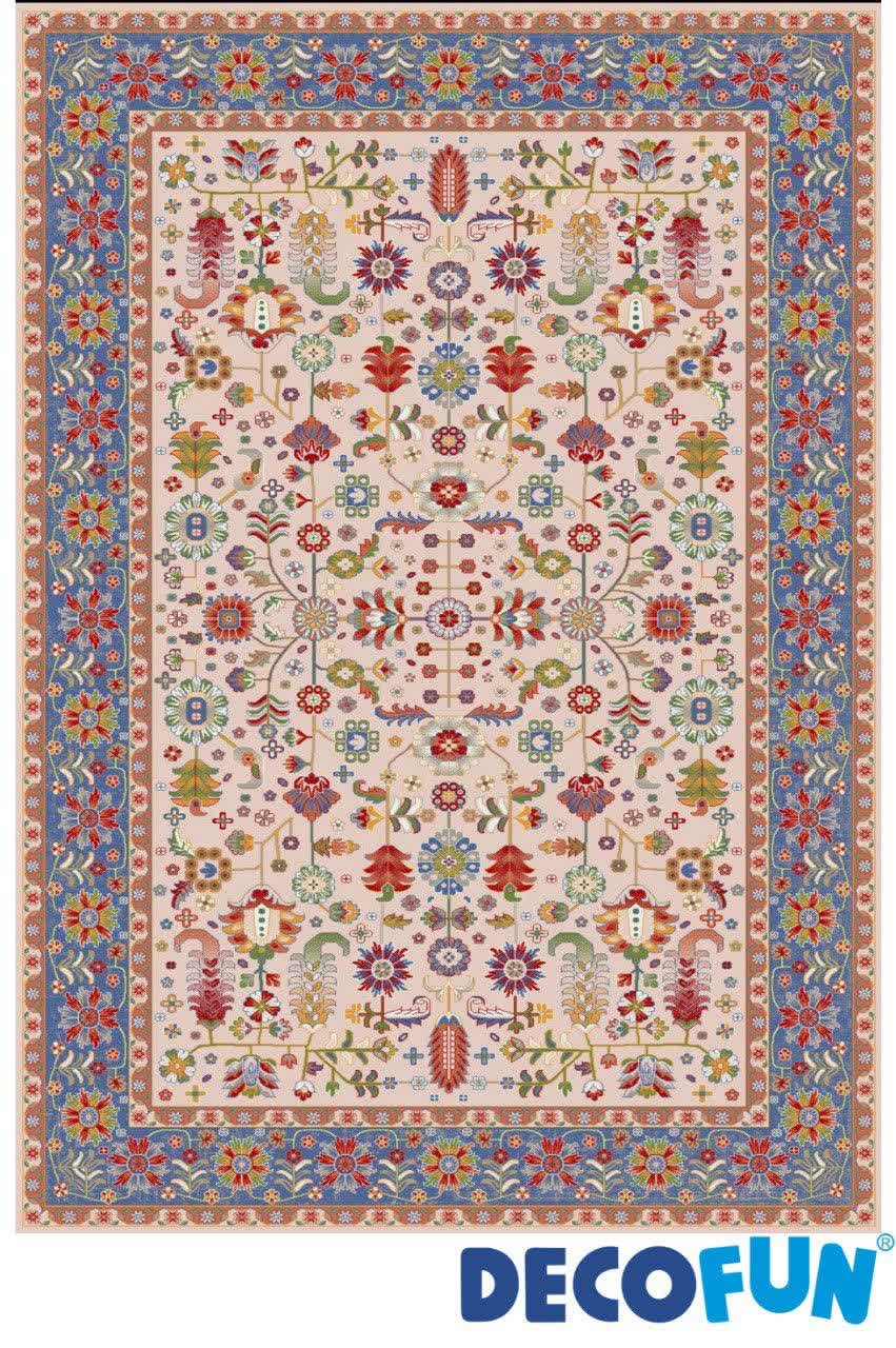 فرش ماشینی دکوفان مدل هانا 15105